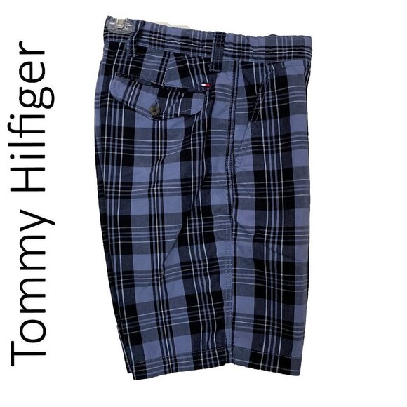𝅺tommy Hilfiger Plaid Shorts - Picture 1 of 5